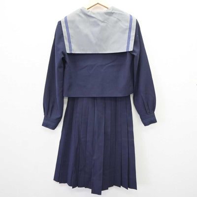 【中古】大阪府 明浄学院高等学校 女子制服 3点 (セーラー服・スカート) sf065748