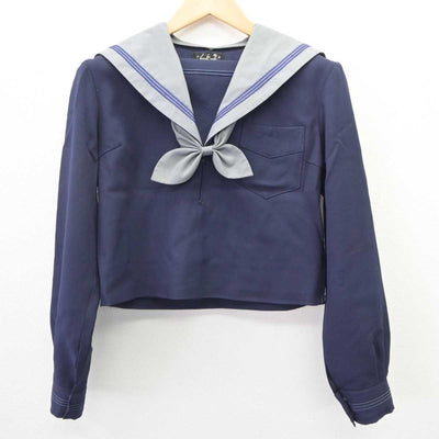 【中古】大阪府 明浄学院高等学校 女子制服 3点 (セーラー服・スカート) sf065748