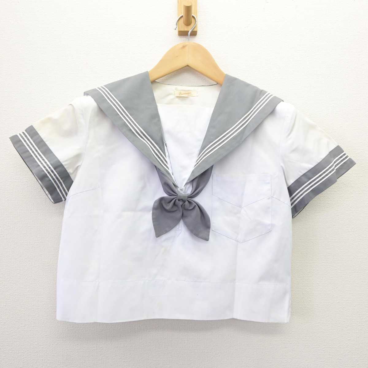 【中古】大阪府 明浄学院高等学校 女子制服 5点 (セーラー服) sf065749