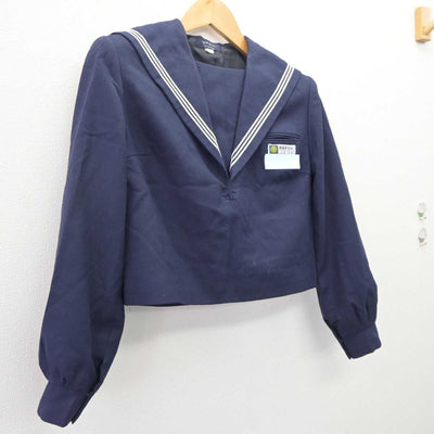 【中古】福岡県 福岡市立西陵中学校 女子制服 1点 (セーラー服) sf065758