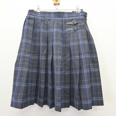 【中古】大阪府 東淀川高等学校 女子制服 2点 (ニットベスト・スカート) sf065763