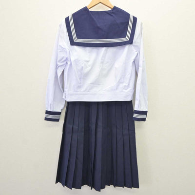 【中古】石川県 能登香島中学校 女子制服 2点 (セーラー服・スカート) sf065768