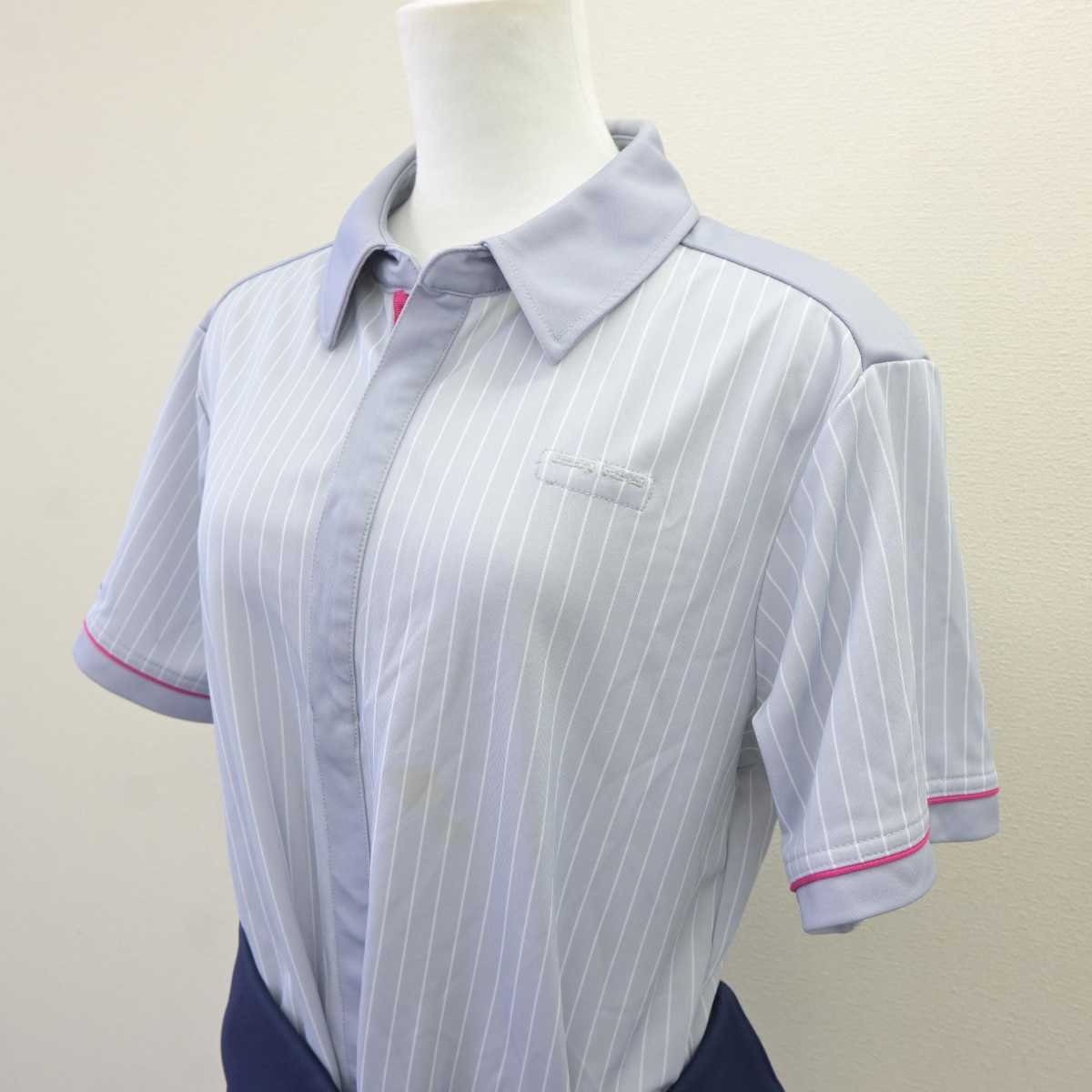 【中古】 サーティワンアイスクリーム 女子制服 3点 (シャツ・エプロン / サロン) sf065774