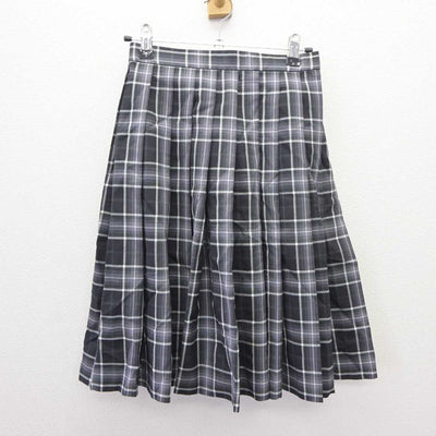 【中古】東京都 八王子中学校・高等学校 女子制服 3点 (ニットベスト・シャツ・スカート) sf065781