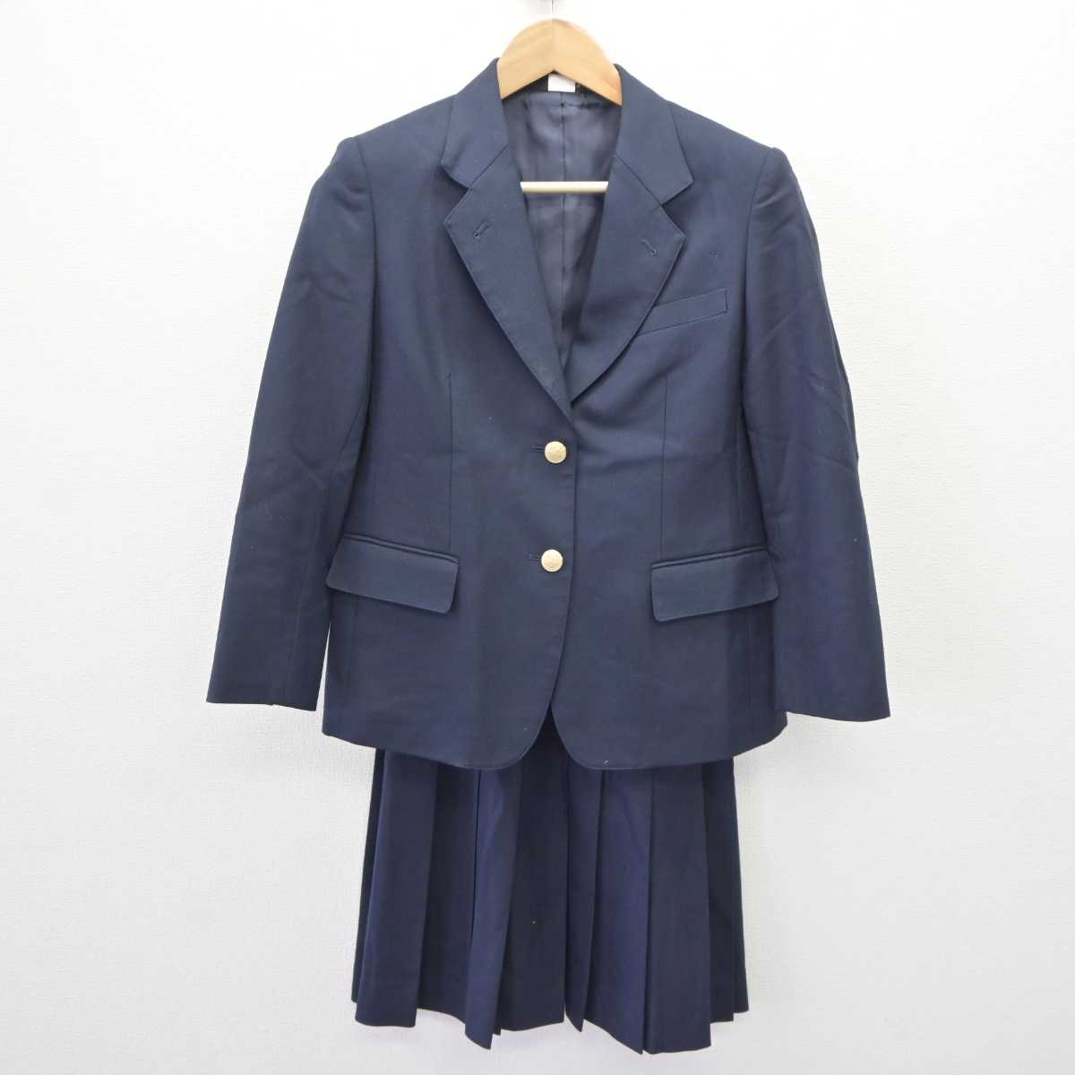 【中古】奈良県 奈良工業高等専門学校 女子制服 3点 (ブレザー・スカート) sf065789