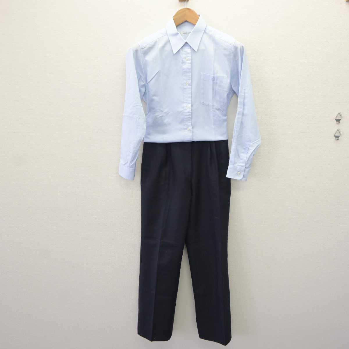 【中古】滋賀県 光泉カトリック中学校・高等学校 女子制服 2点 (シャツ・ズボン) sf065792