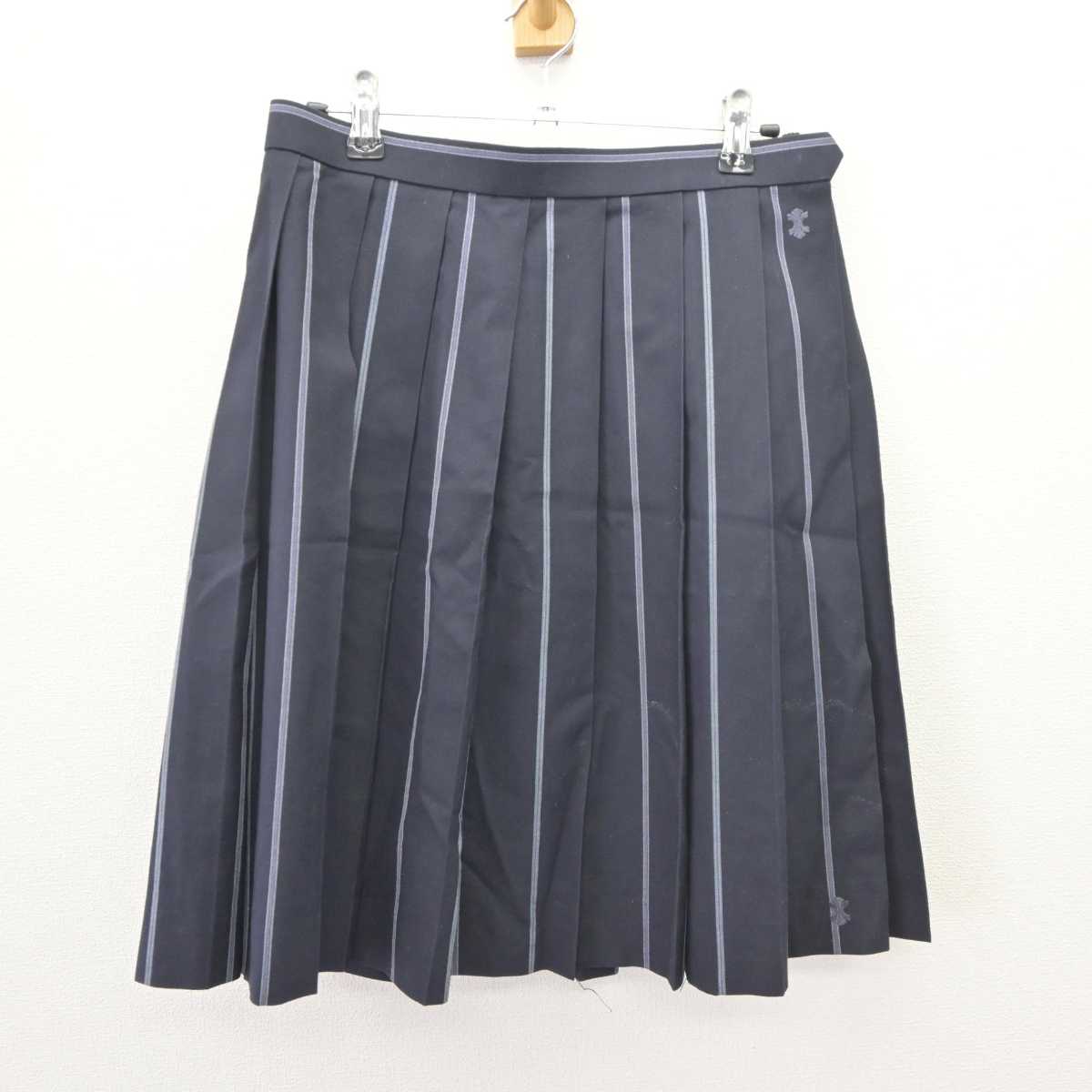 【中古】広島県 如水館中学校・如水館高等学校 女子制服 2点 (シャツ・スカート) sf065795