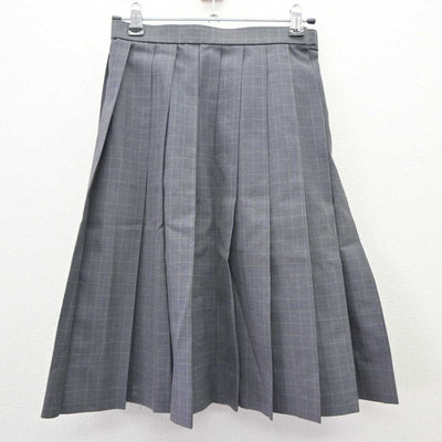 【中古】北海道 札幌平岸高等学校 女子制服 2点 (ベスト・スカート) sf065809