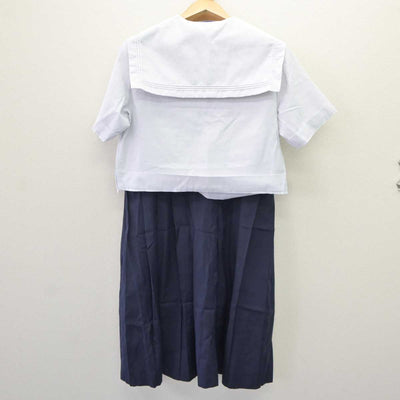 【中古】福岡県 折尾愛真高等学校 女子制服 2点 (セーラー服・ジャンパースカート) sf065816