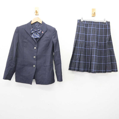 【中古】兵庫県 明石商業高等学校 女子制服 4点 (ブレザー・スカート) sf065824