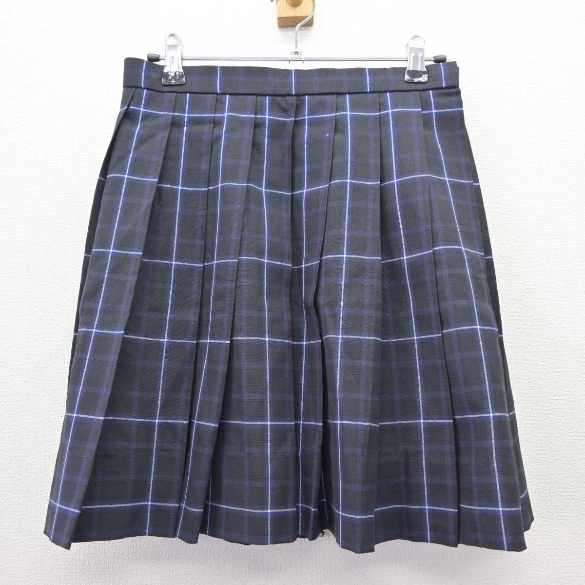 【中古】兵庫県 明石商業高等学校 女子制服 2点 (ニット・スカート) sf065825