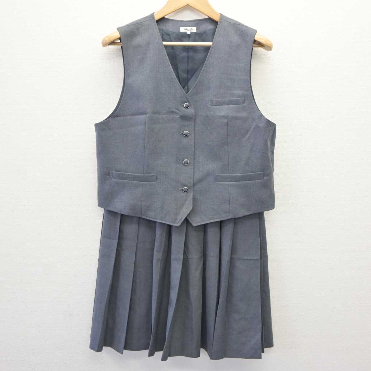 【中古】熊本県  鎮西高等学校/旧制服 女子制服 4点 (ブレザー・ベスト・スカート) sf065826