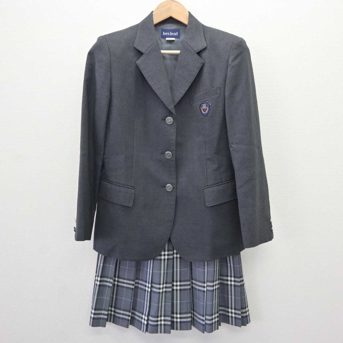 【中古】東京都 深川高等学校 女子制服 2点 (ブレザー・スカート) sf065827