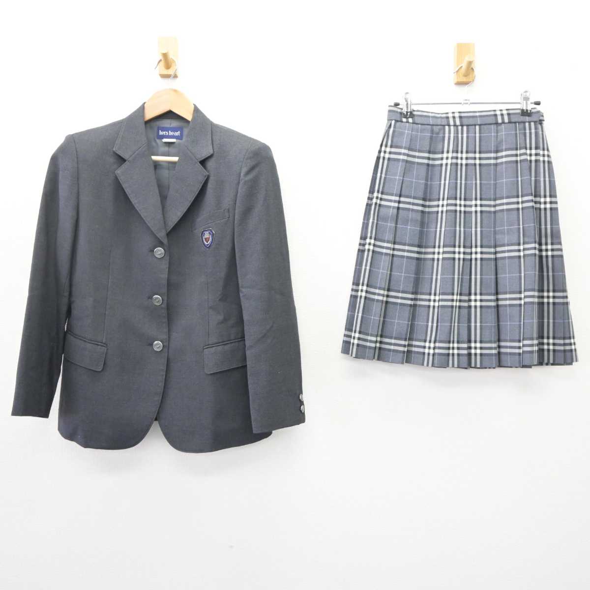 【中古】東京都 深川高等学校 女子制服 2点 (ブレザー・スカート) sf065827