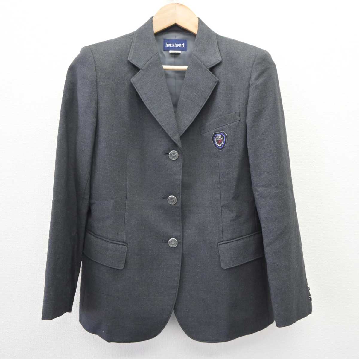 【中古】東京都 深川高等学校 女子制服 2点 (ブレザー・スカート) sf065827