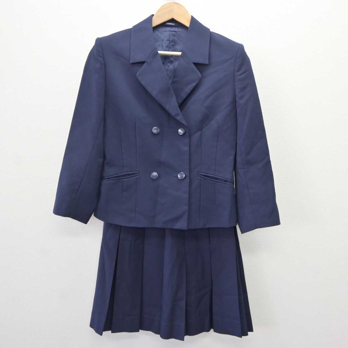 【中古】千葉県 千葉高等学校 女子制服 4点 (ブレザー・ベスト・スカート) sf065828