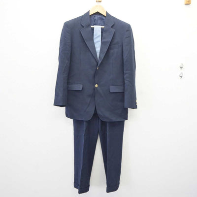 【中古】東京都 明治学院東村山高等学校 男子制服 4点 (ブレザー・ズボン) sf065840