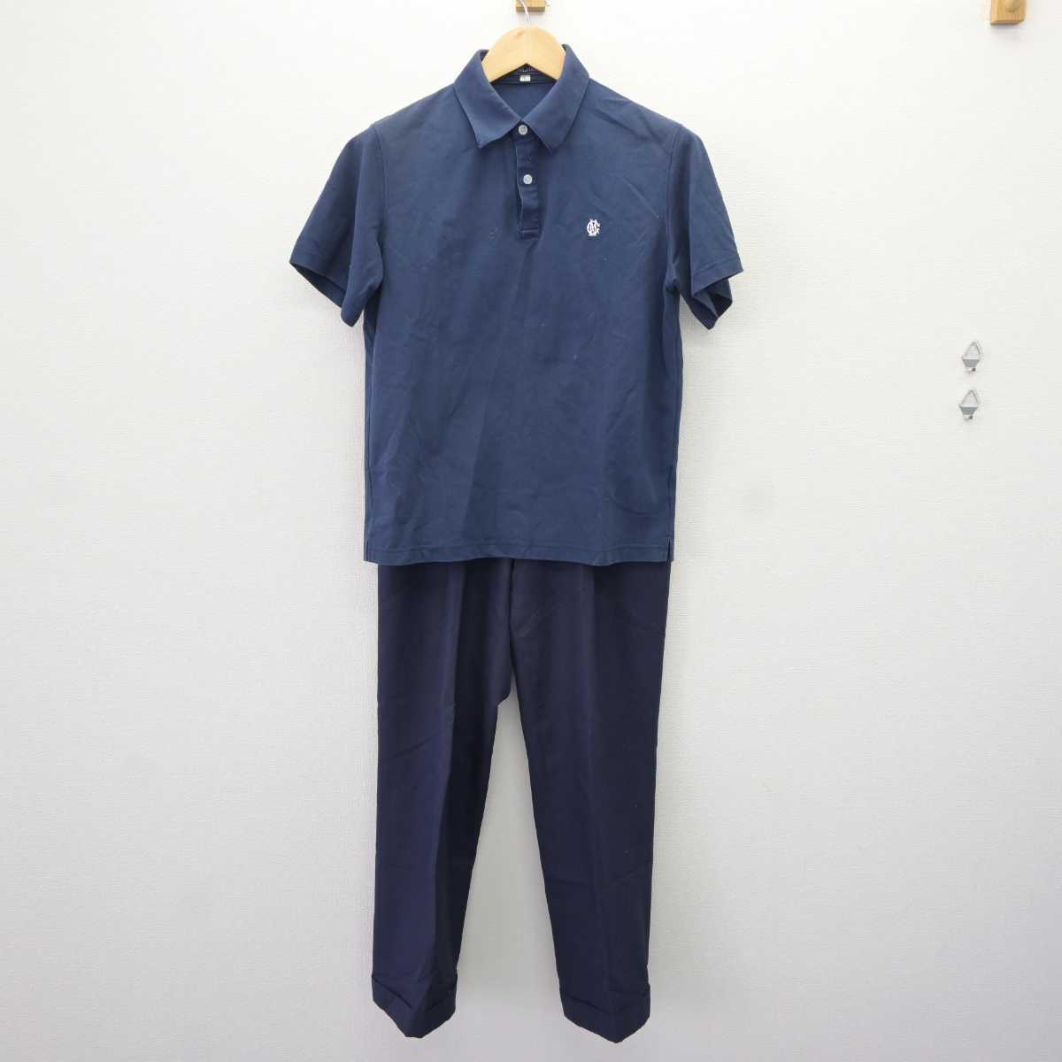 【中古】東京都 明治学院東村山高等学校 男子制服 2点 (シャツ・ズボン) sf065841