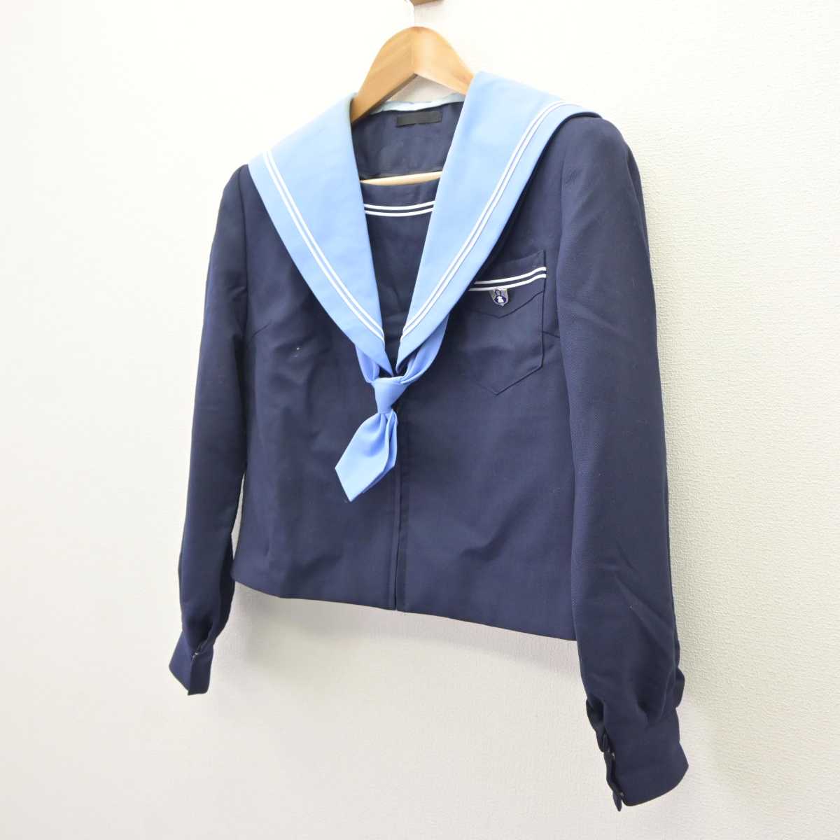 【中古】大阪府 泉陽高等学校 女子制服 3点 (セーラー服) sf065844