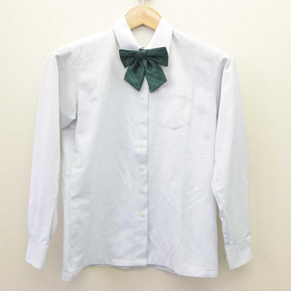 【中古】福岡県 福岡市内中学校標準服 女子制服 4点 (ブレザー・シャツ・スカート) sf065874