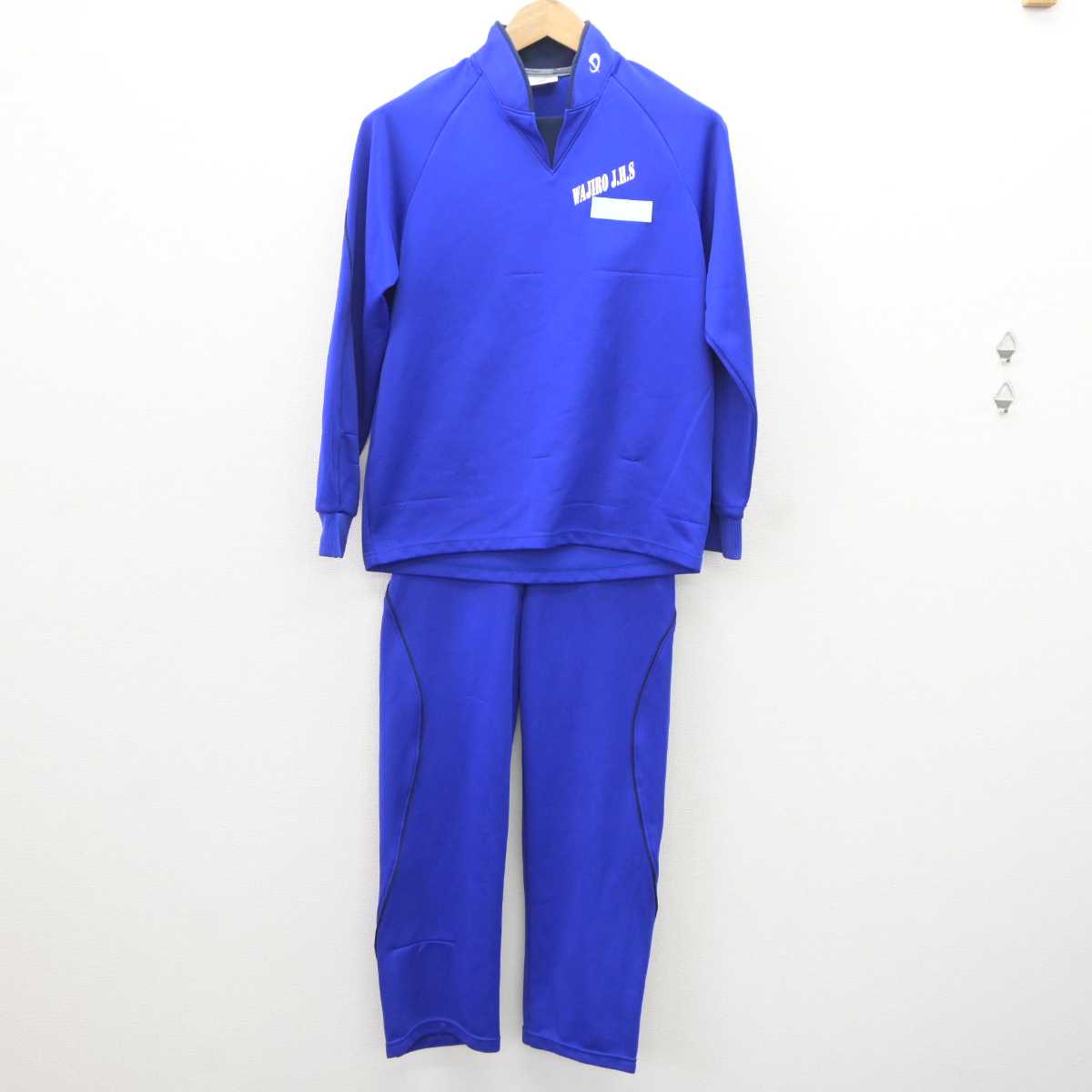 【中古】福岡県 福岡市立和白中学校 女子制服 2点 (ジャージ 上・ジャージ 下) sf065876