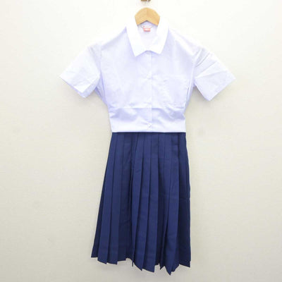 【中古】千葉県 御瀧中学校 女子制服 3点 (ベスト・シャツ・スカート) sf065884