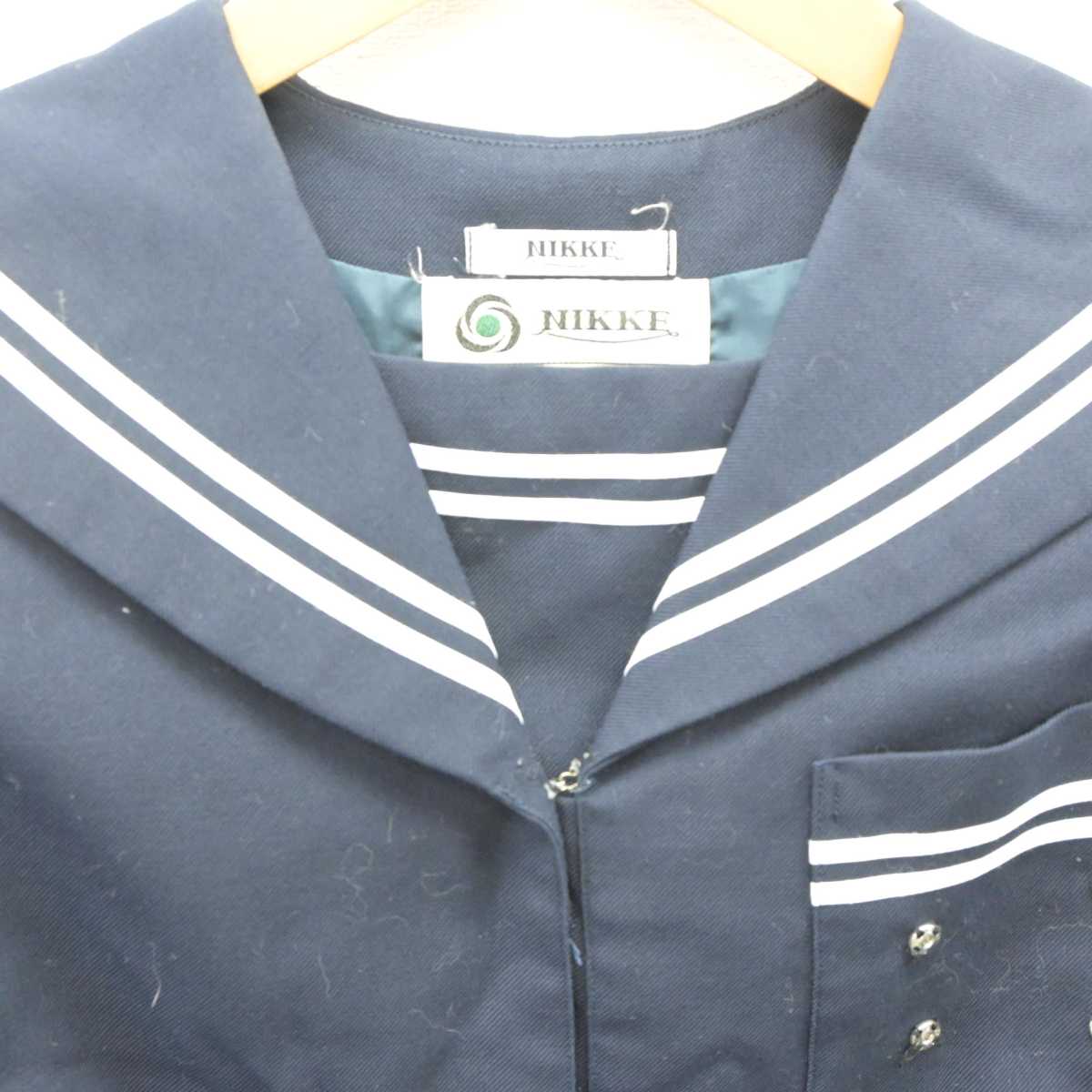 【中古】静岡県 新居中学校 女子制服 1点 (セーラー服) sf065889