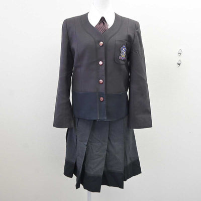 【中古】東京都 聖パウロ学園高等学校 女子制服 4点 (ブレザー・シャツ・スカート) sf065899