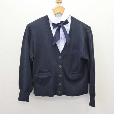 【中古】愛知県 椙山女学園高等学校 女子制服 4点 (ニット・シャツ) sf065900