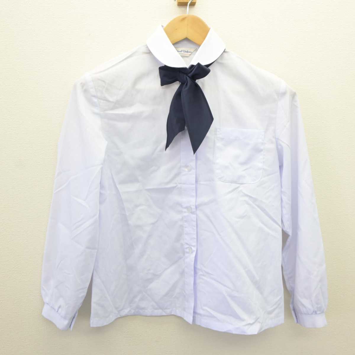 【中古】愛知県 椙山女学園高等学校 女子制服 4点 (ニット・シャツ) sf065900