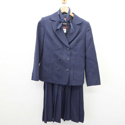 【中古】愛知県 椙山女学園高等学校 女子制服 4点 (ブレザー・ジャンパースカート) sf065901