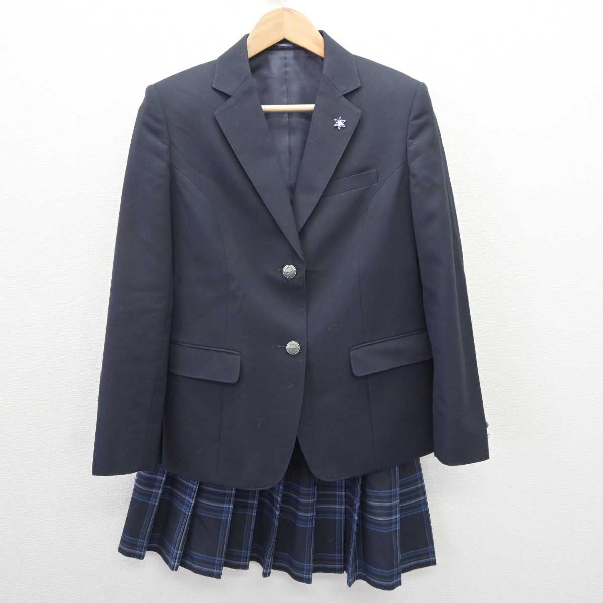 【中古】大阪府 住吉高等学校 女子制服 3点 (ブレザー・スカート) sf065903