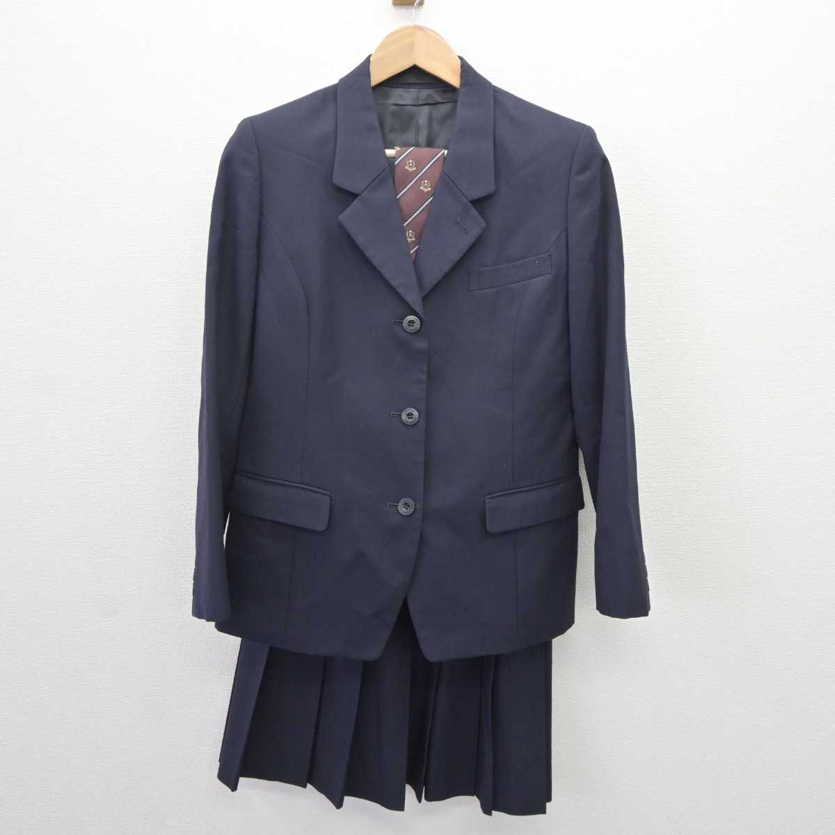 【中古】東京都 東大和南高等学校 女子制服 4点 (ブレザー・スカート・スカート) sf065909