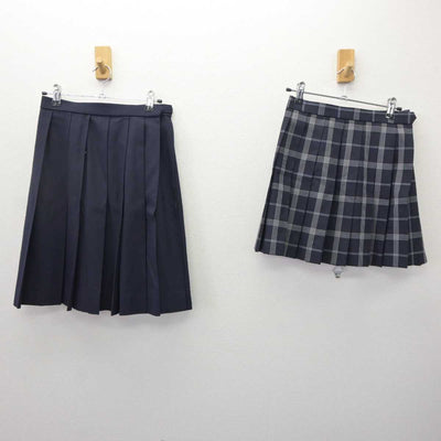 【中古】東京都 東大和南高等学校 女子制服 4点 (ブレザー・スカート・スカート) sf065909