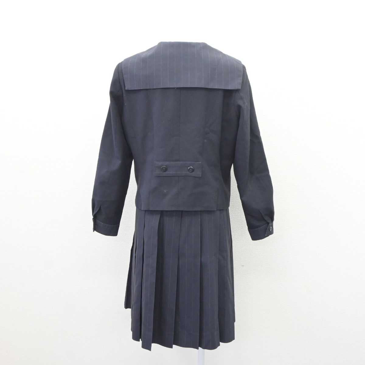 【中古】岩手県 岩手女子高等学校 女子制服 4点 (ブレザー・セーラー服・スカート) sf065910