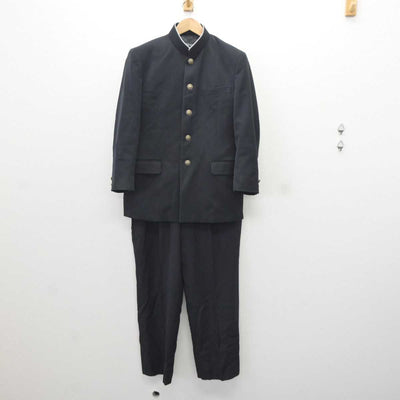 【中古】広島県 栗原中学校 男子制服 2点 (学ラン・ズボン) sf065924