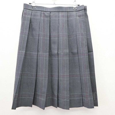 【中古】東京都 京華女子高等学校 女子制服 3点 (ニットベスト・スカート) sf065950