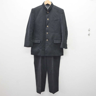 【中古】広島県 栗原中学校 男子制服 2点 (学ラン・ズボン) sf065951