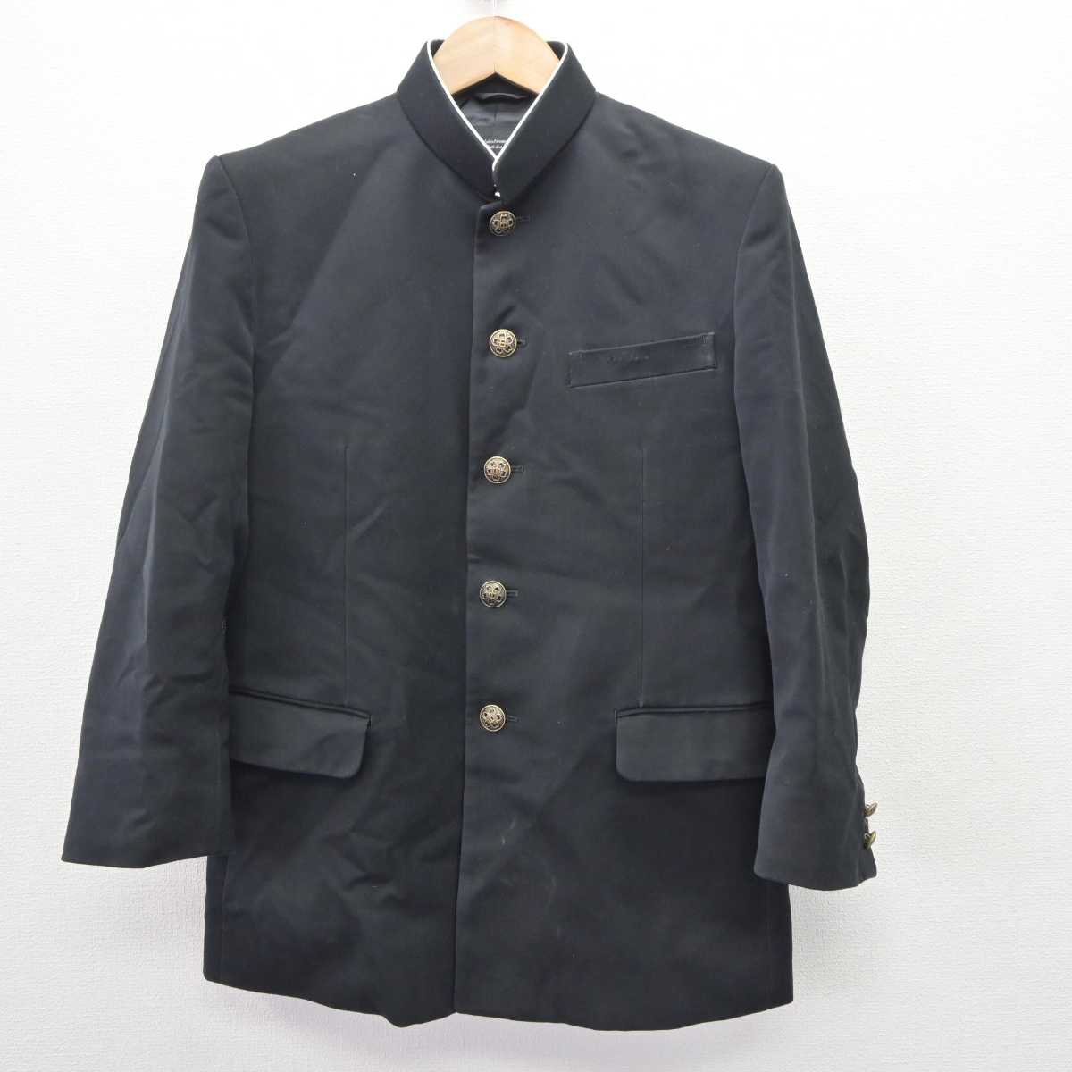 【中古】広島県 栗原中学校 男子制服 2点 (学ラン・ズボン) sf065951