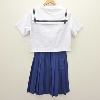 【中古】広島県 栗原中学校 女子制服 2点 (セーラー服・スカート) sf065953