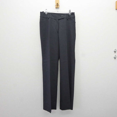 【中古】 事務服 女子制服 5点 (ジャケット・ベスト・ズボン) sf065989