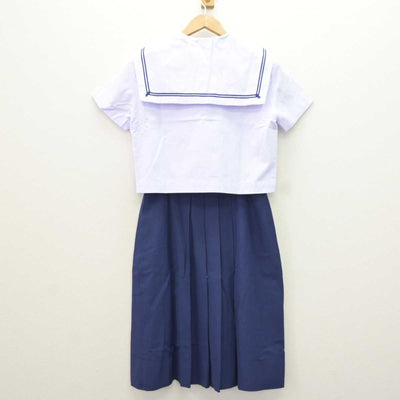 【中古】兵庫県 長坂中学校 女子制服 4点 (セーラー服・スカート) sf066001