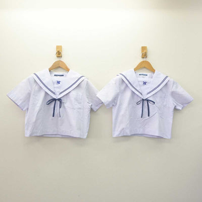 【中古】兵庫県 長坂中学校 女子制服 4点 (セーラー服) sf066002