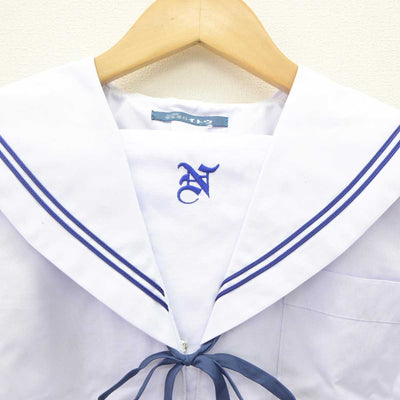 【中古】兵庫県 長坂中学校 女子制服 4点 (セーラー服) sf066002