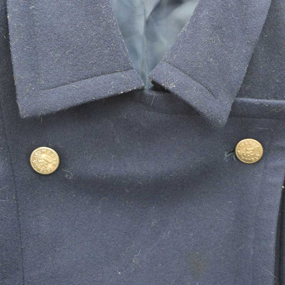 【中古】兵庫県 神戸海星女子学院中学校・高等学校 女子制服 1点 (コート) sf066012