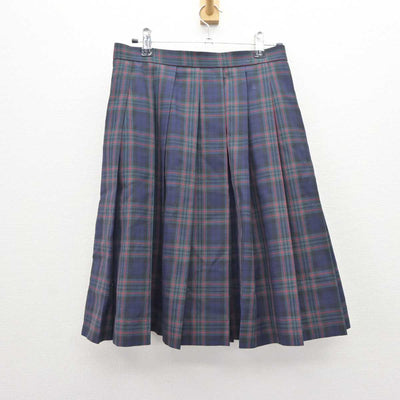 【中古】愛知県 安城学園高等学校 女子制服 3点 (ニット・シャツ・スカート) sf066016