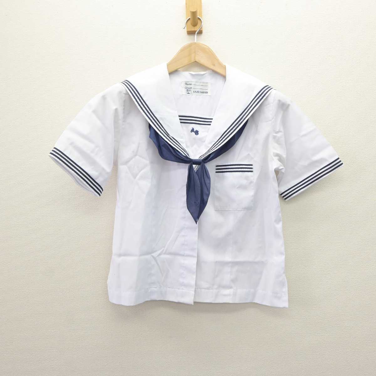 【中古】愛知県 安城学園高等学校 女子制服 3点 (セーラー服・スカート) sf066017