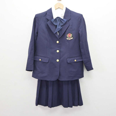 【中古】愛知県 安城学園高等学校 女子制服 4点 (ブレザー・シャツ・スカート) sf066019