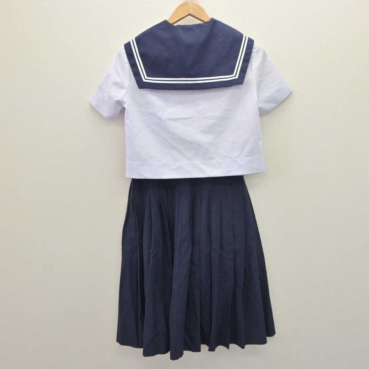 【中古】愛知県 冨士中学校 女子制服 3点 (セーラー服・スカート) sf066022