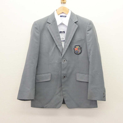 【中古】滋賀県 立命館守山中学校・高等学校 男子制服 3点 (ブレザー・シャツ) sf066026